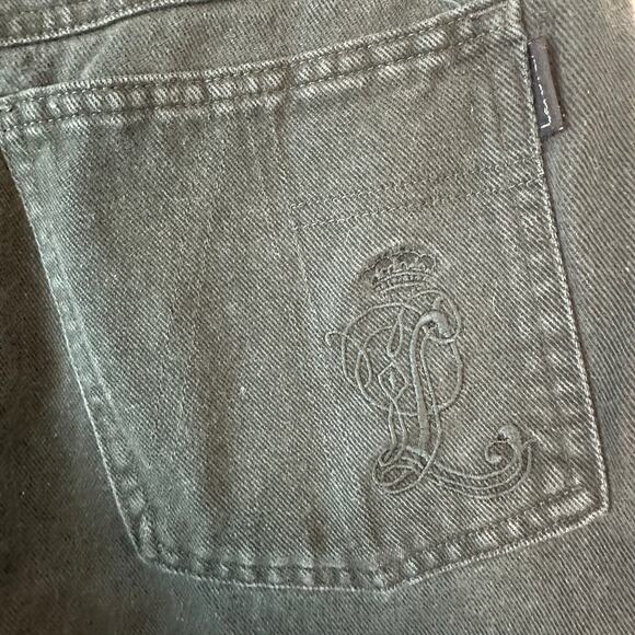 Laurel 90's Vintage High rise Green Jeans sz 40=8/M - Picture 9 of 14